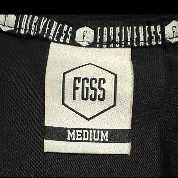 FORGIVENESS STARTS SYMBOLS ORBIT THE NECKLINE IN WHITE COLOR - Picture 5 of 5